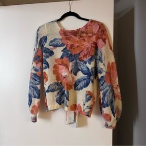 Floral Sézane sweater